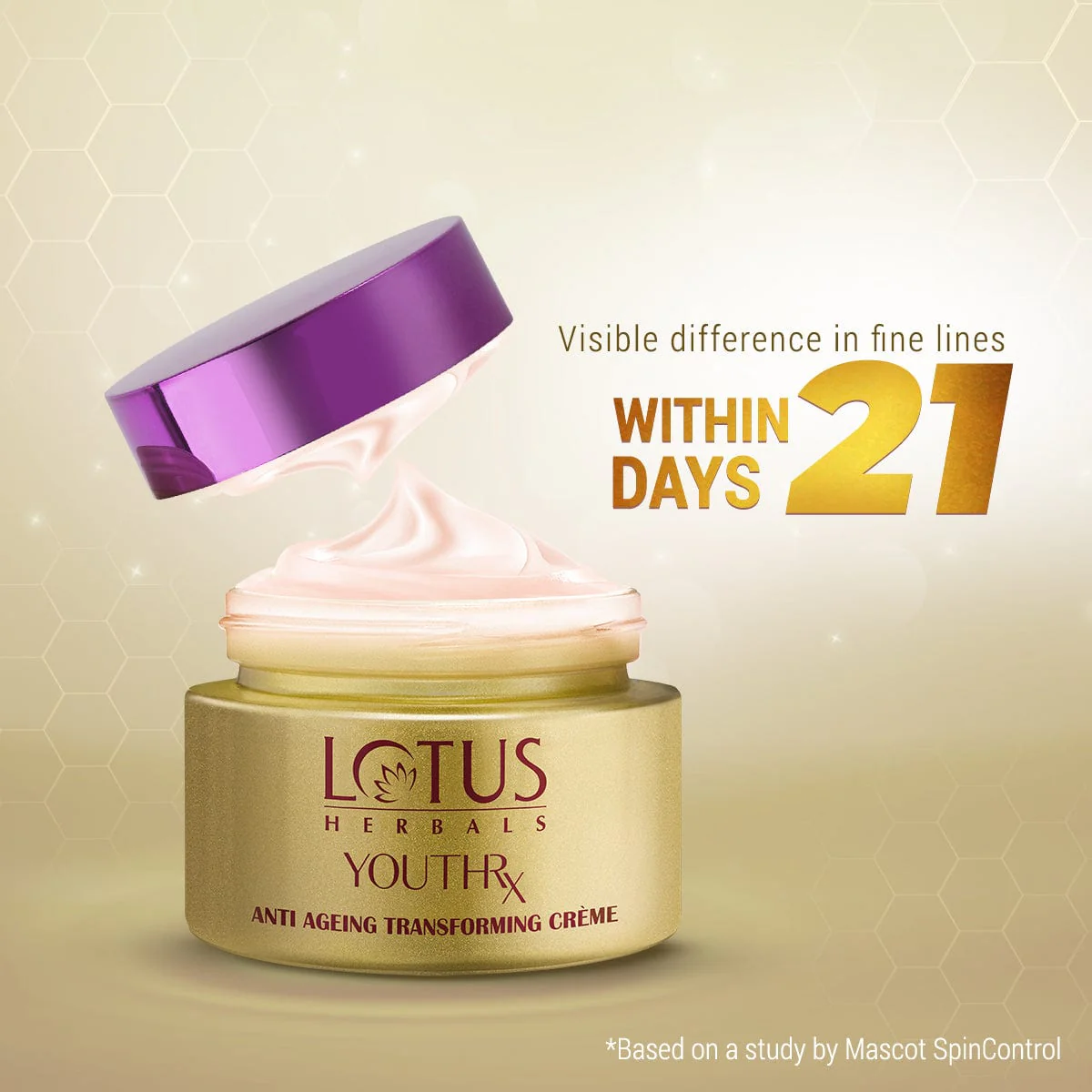 YouthRx Anti Ageing Transforming Cream SPF 25 | PA+++ - Image 5